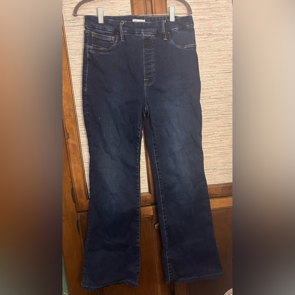 GOOD AMERICAN DARK WASH DENIM